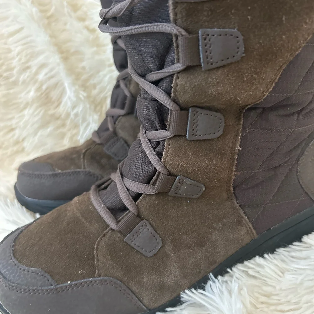 Columbia Snow Boots Women’s size 8 Ice Maiden II Boot winter brown leather